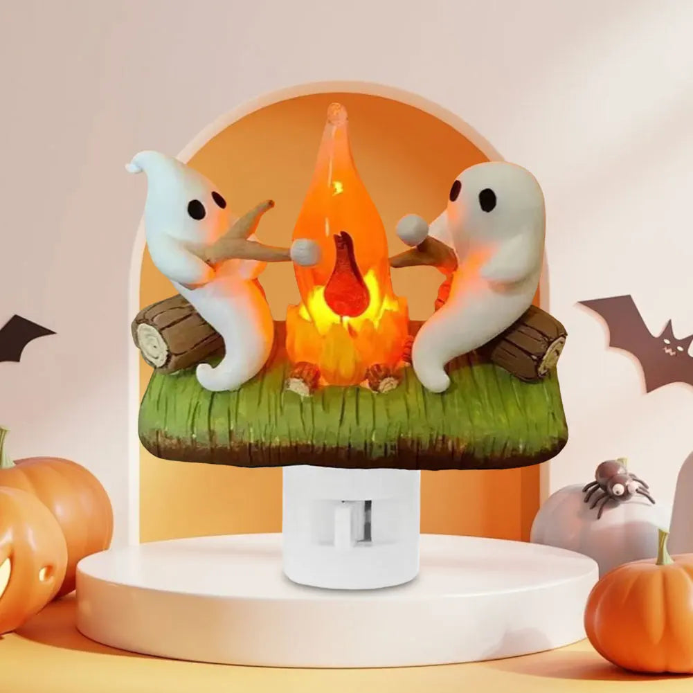 Spooky Campfire Night Light