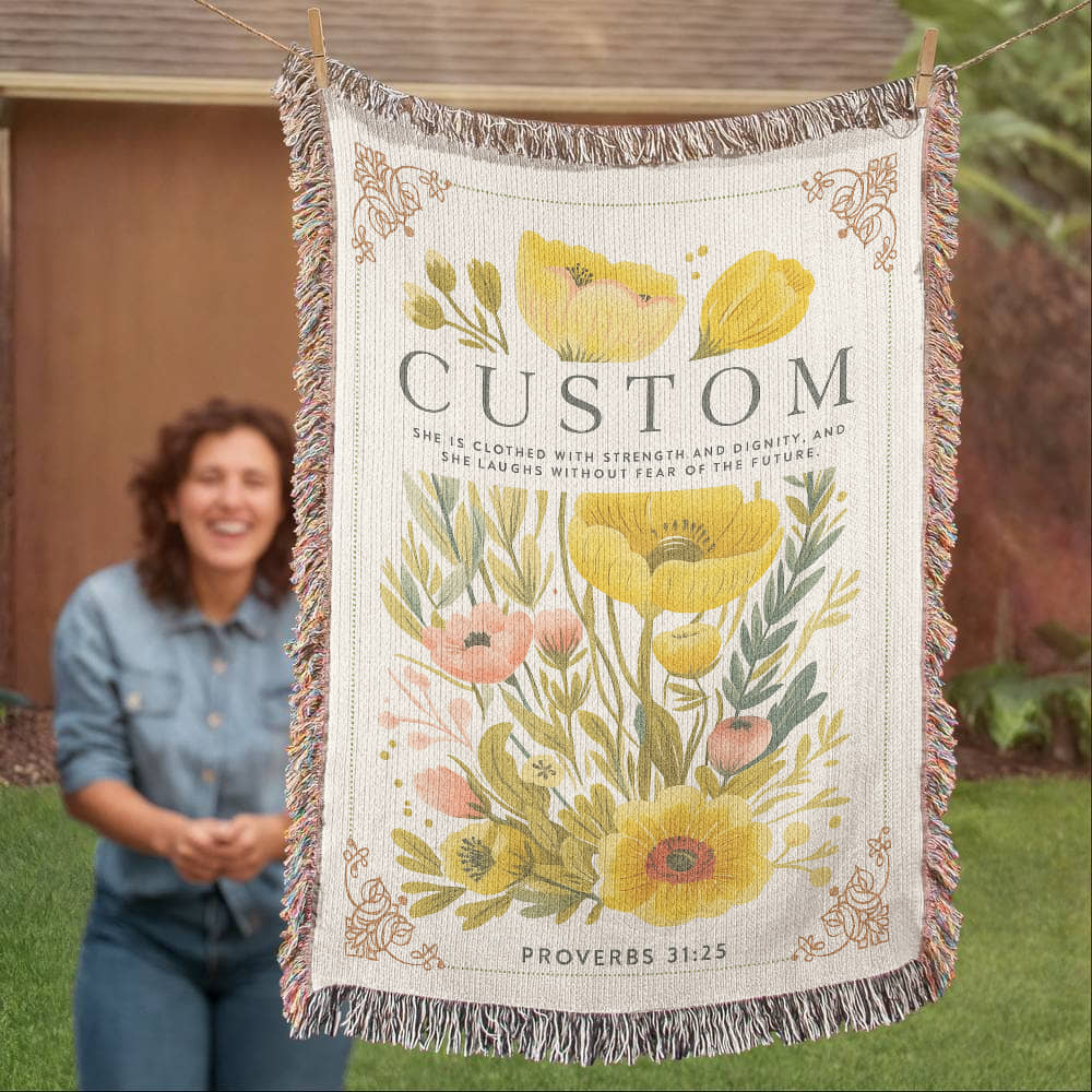 Custom Mom Memory Blanket