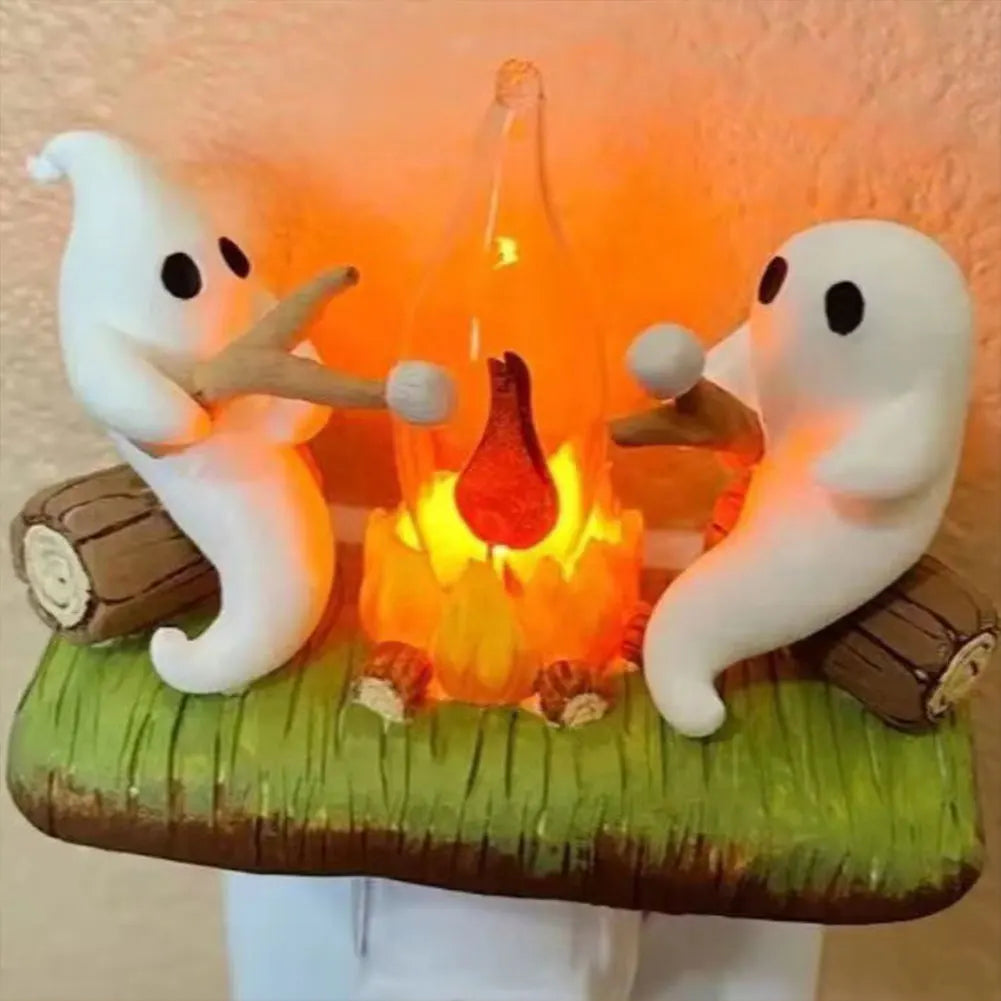 Spooky Campfire Night Light