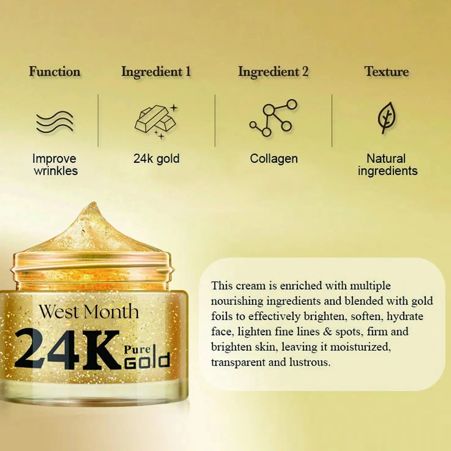 Gold Glow Wrinkle Cream