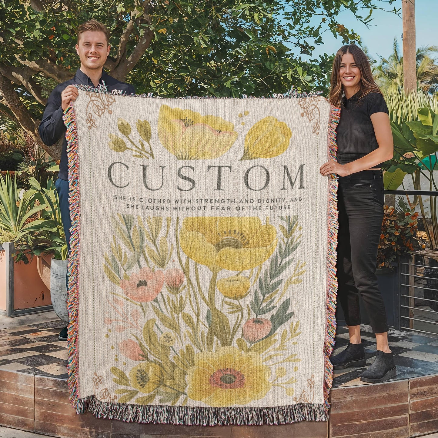 Custom Mom Memory Blanket