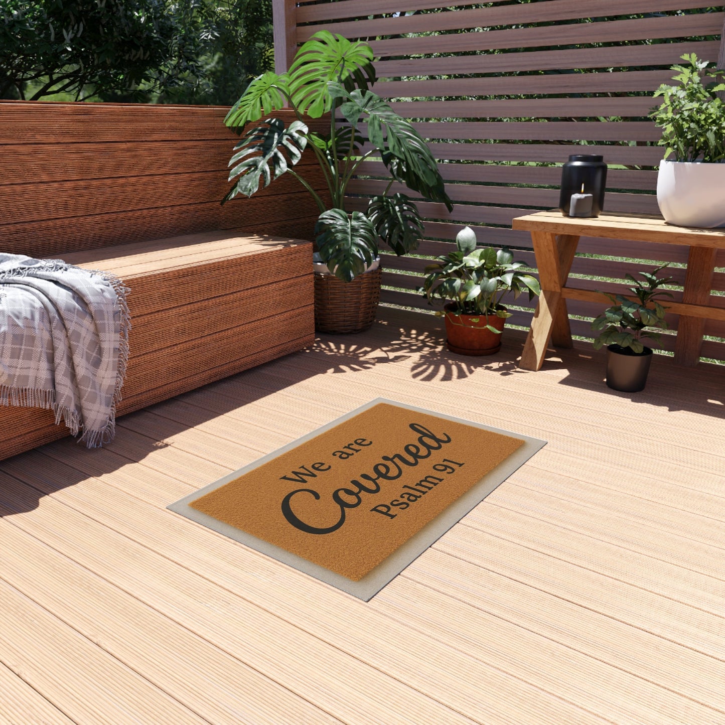 Inspirational Welcome Doormat