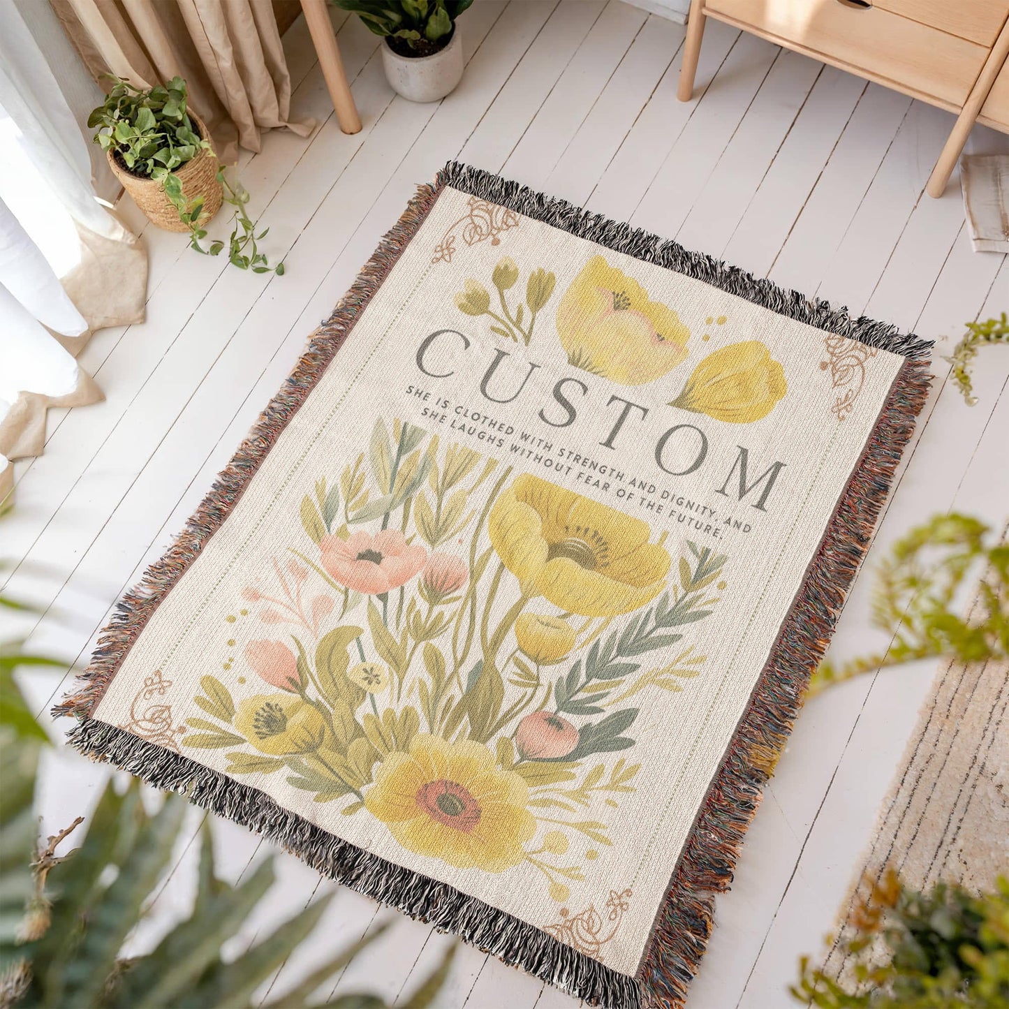 Custom Mom Memory Blanket