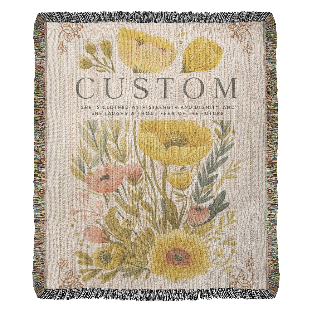 Custom Mom Memory Blanket