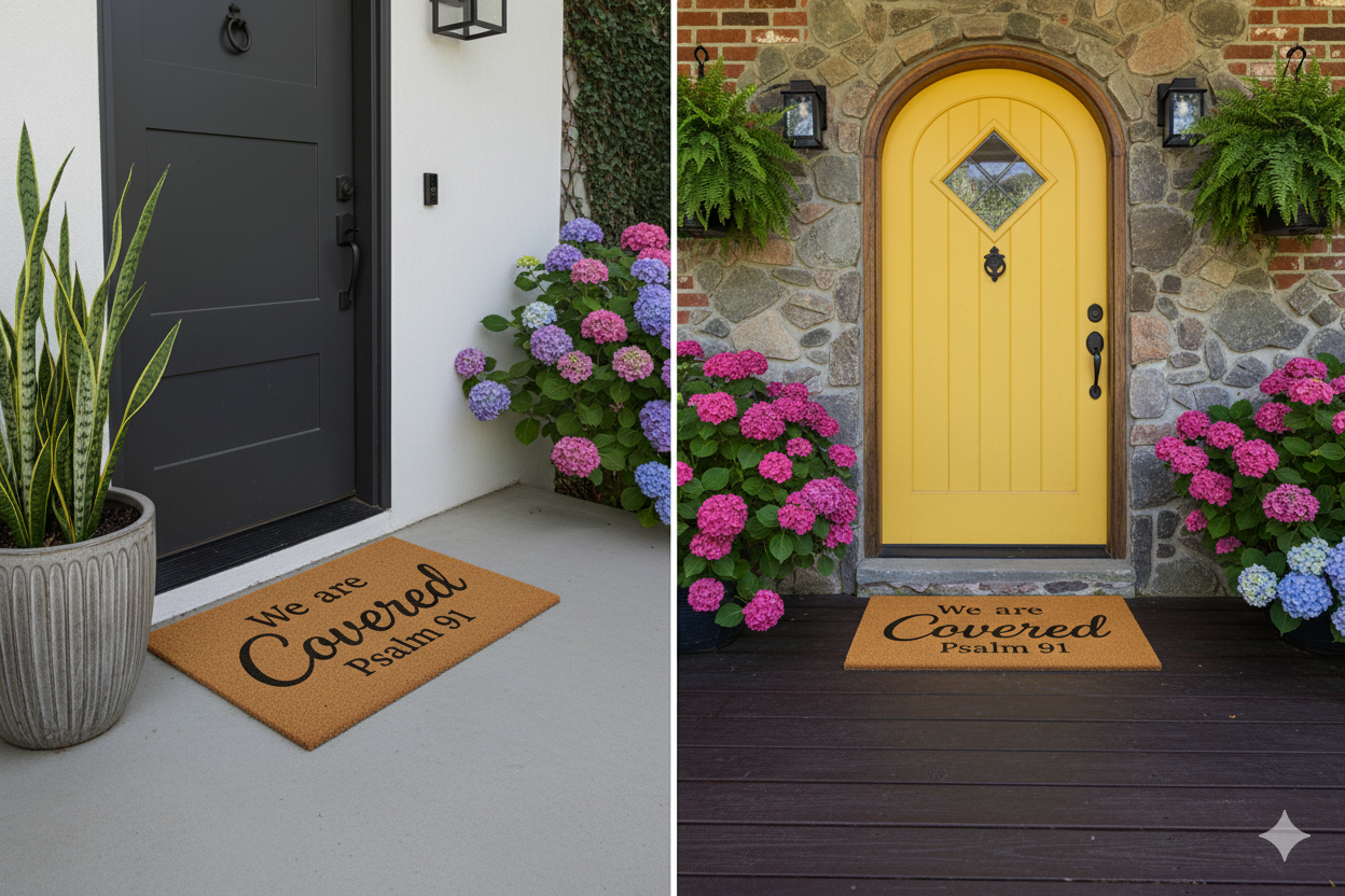 Inspirational Welcome Doormat