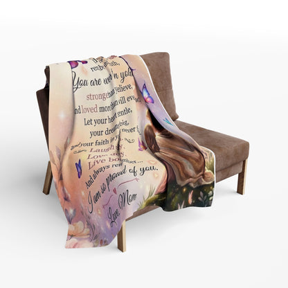 To My Daughter Poem Blanket | Fleece Blanket