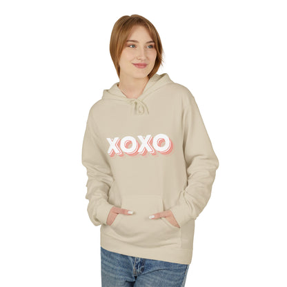 XOXO Pink Retro Hoodie – Cute Pastel Valentine Aesthetic | Sizes S–5XL