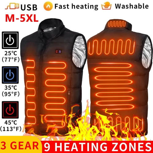 Electric Heated Vest for Outdoor Adventures