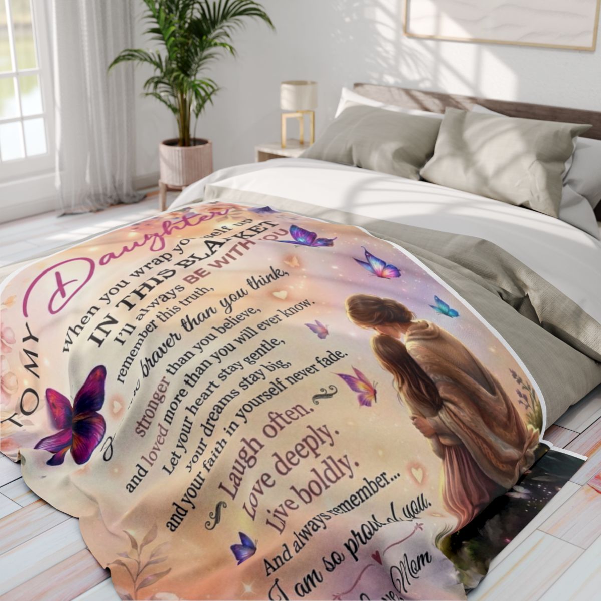 Believe In Yourself Daughter Blanket