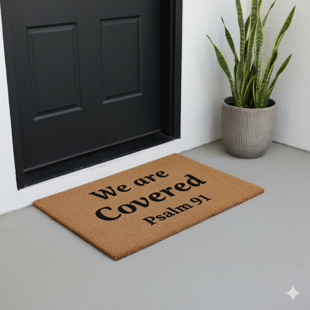 Inspirational Welcome Doormat