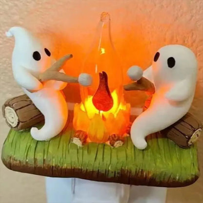 Spooky Campfire Night Light