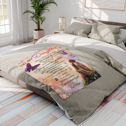 Believe In Yourself Daughter Blanket