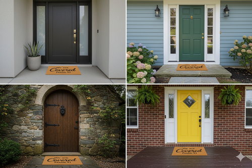 Inspirational Welcome Doormat