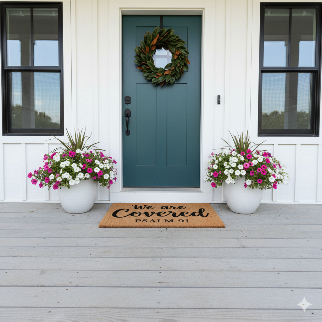 Inspirational Welcome Doormat