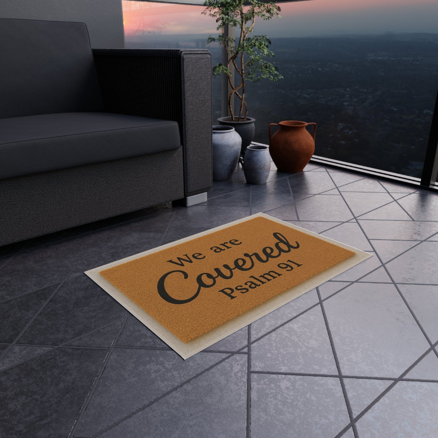 Inspirational Welcome Doormat