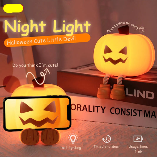 Soft Glow Pumpkin Night Light