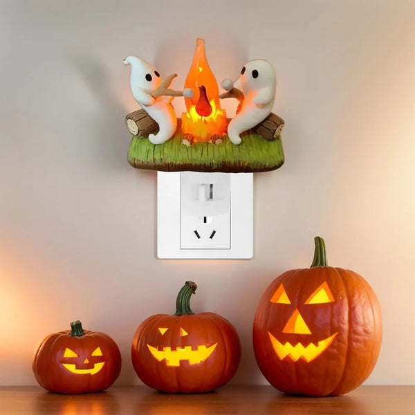 Spooky Campfire Night Light