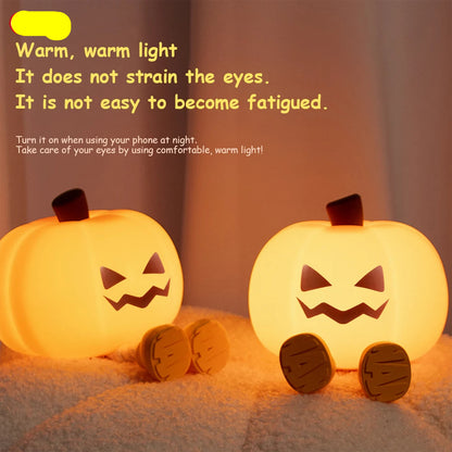 Soft Glow Pumpkin Night Light