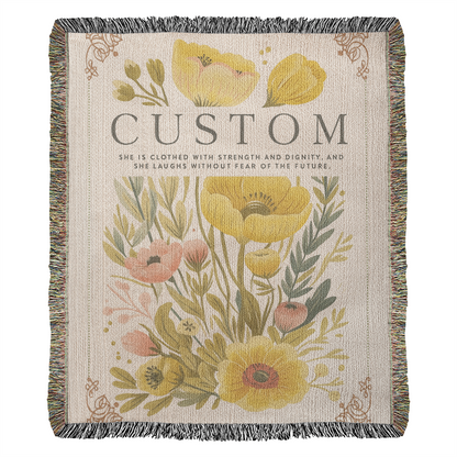 Custom Mom Memory Blanket