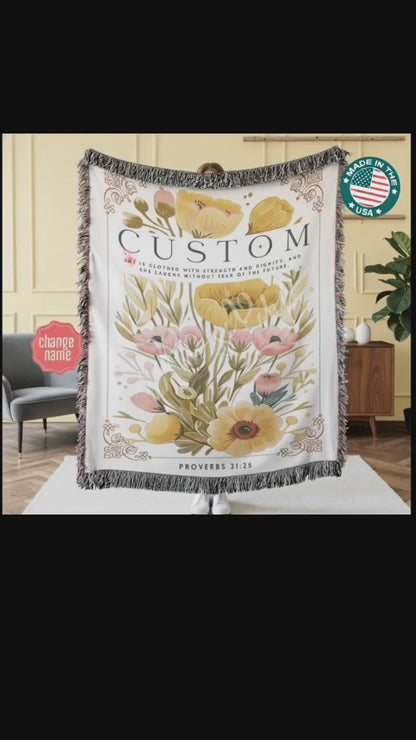 Custom Mom Memory Blanket